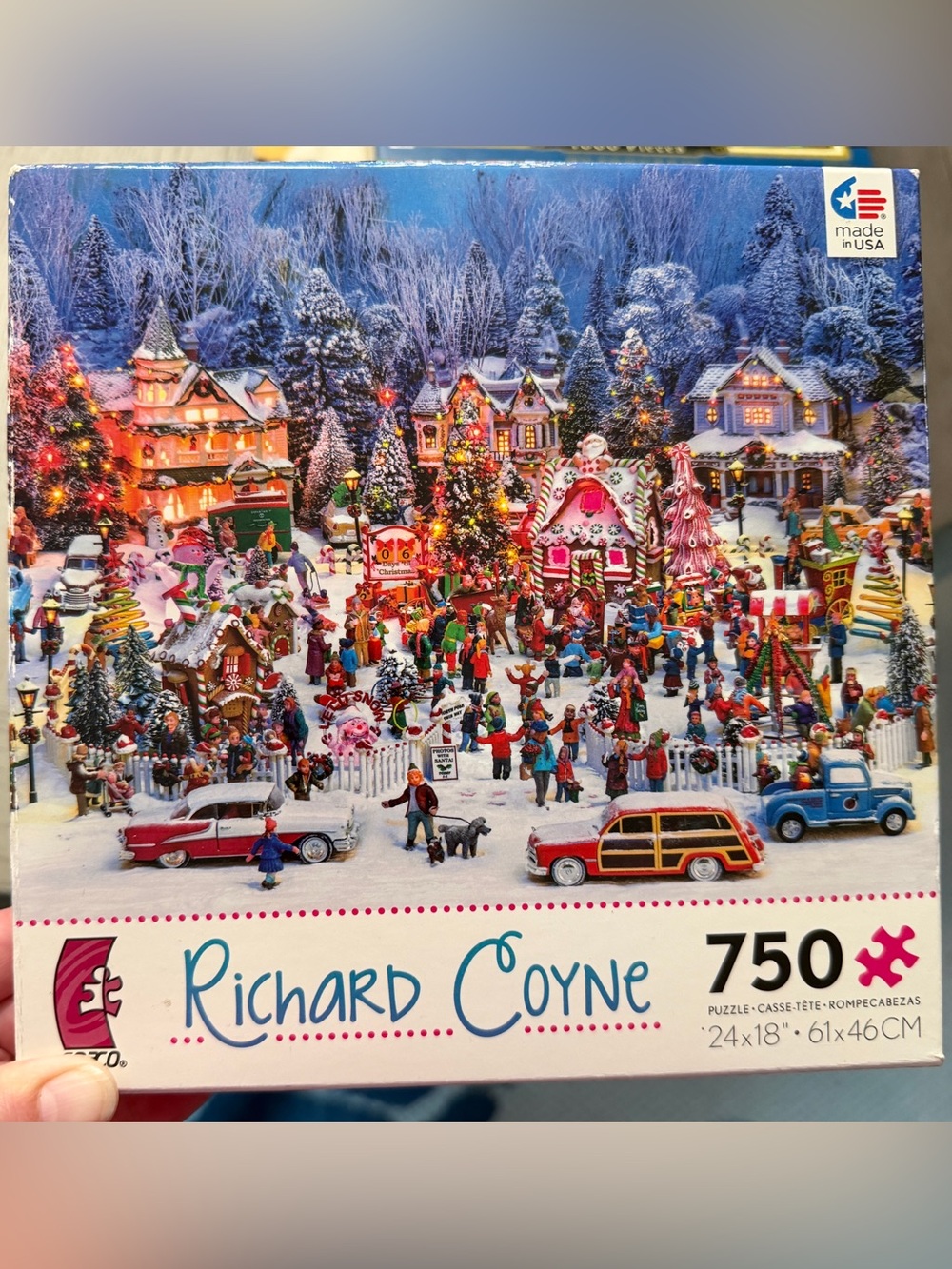 Holiday Village 750-Piece Jigsaw Puzzle - Never Opened- USA Made